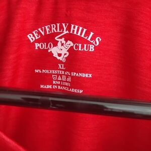 Beverly Hills Polo Club Vibrant Red Polo Shirt